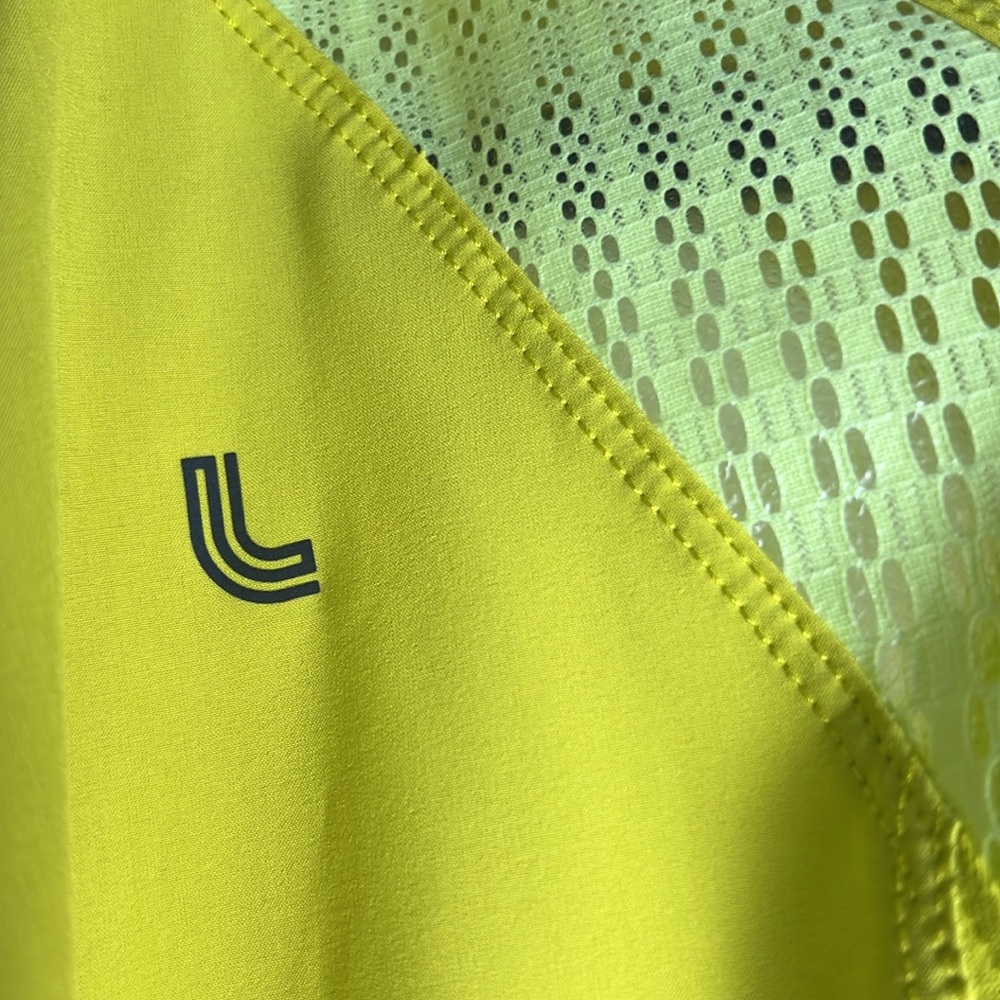 Lole running coat Super bright running coat chartreuse/yellow small A629 - Picture 3 of 6